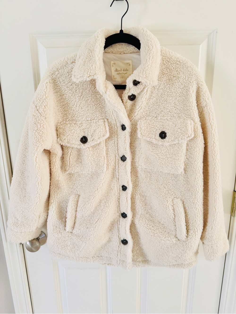 Altar'd State Sherpa Shacket Jacket Coat XS